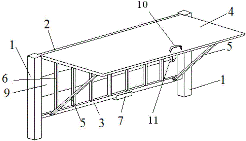 Multifunctional sidewalk guardrail