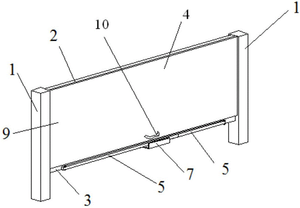 Multifunctional sidewalk guardrail