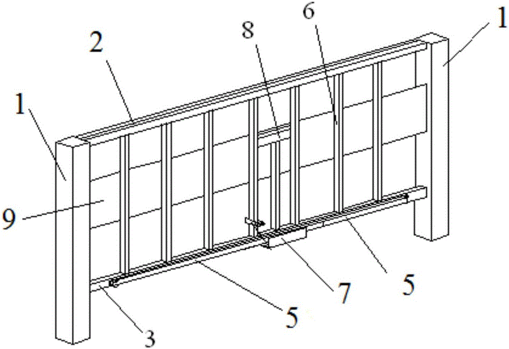 Multifunctional sidewalk guardrail