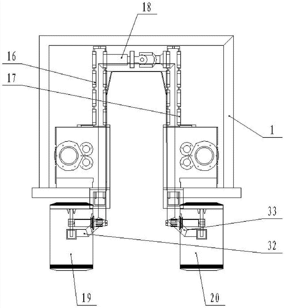 A high ground clearance crawler multifunctional plant protection machine