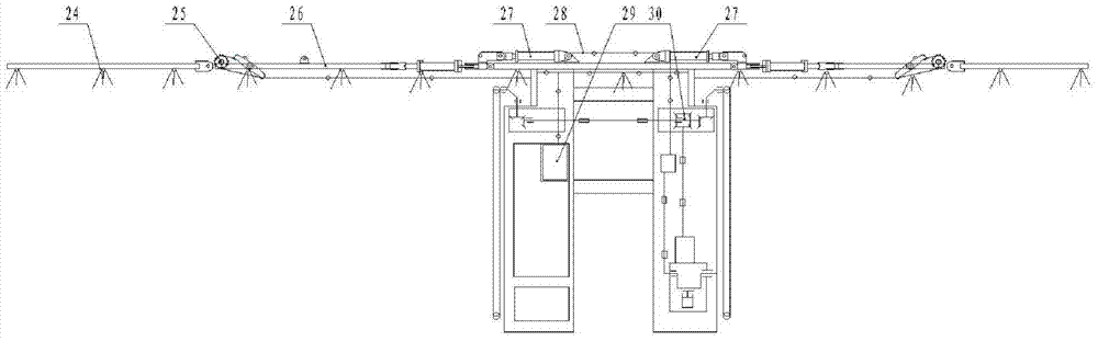 A high ground clearance crawler multifunctional plant protection machine