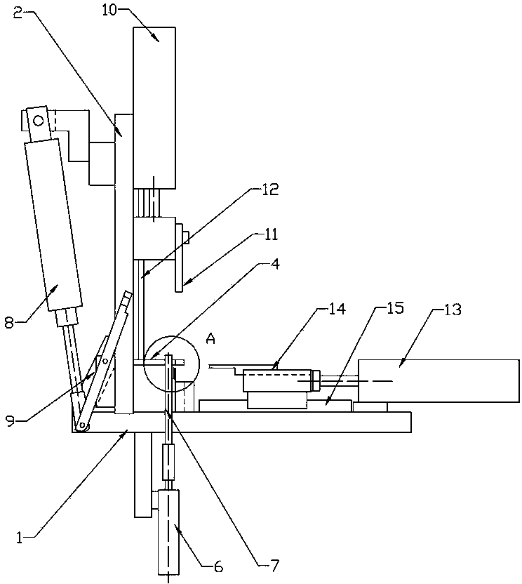 Inductance coil pin bending machine