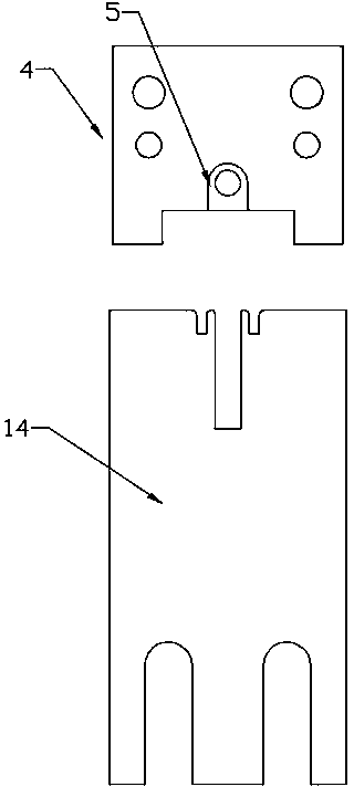 Inductance coil pin bending machine