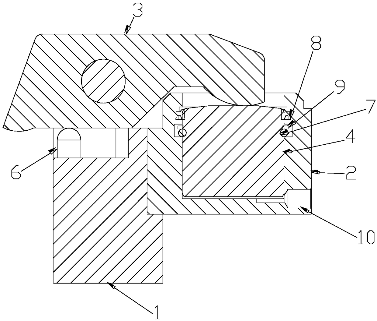 Large-travel mold clamping device