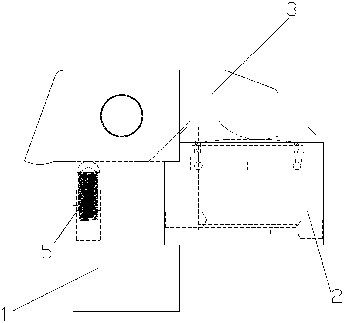 Large-travel mold clamping device