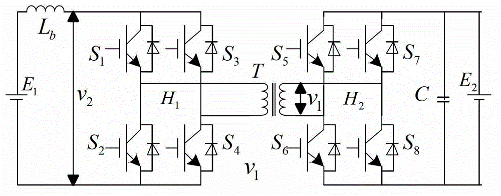 Control method applied to bidirectional isolation full-bridge current transformer for battery energy storage