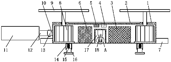 Water environment detection device for water biological evaluation