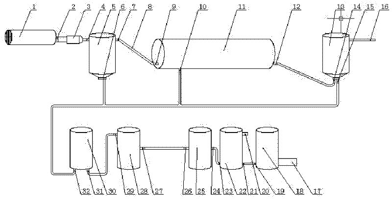 Modularized underground sewage treating system based on cylindrical precast element