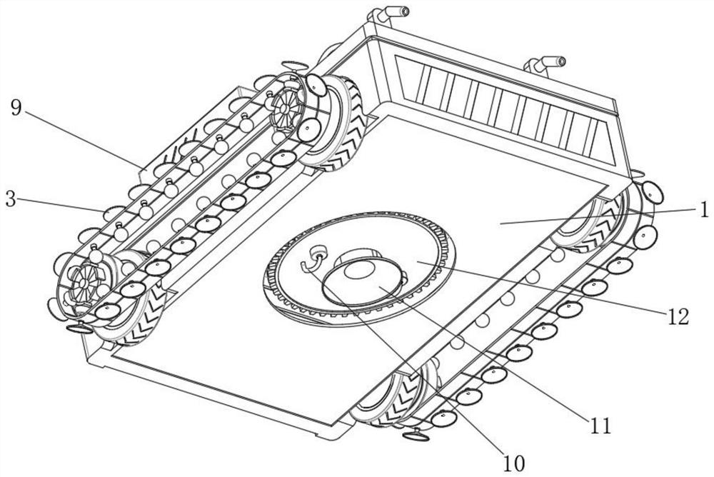 High-reliability adsorption type climbing robot and control method thereof