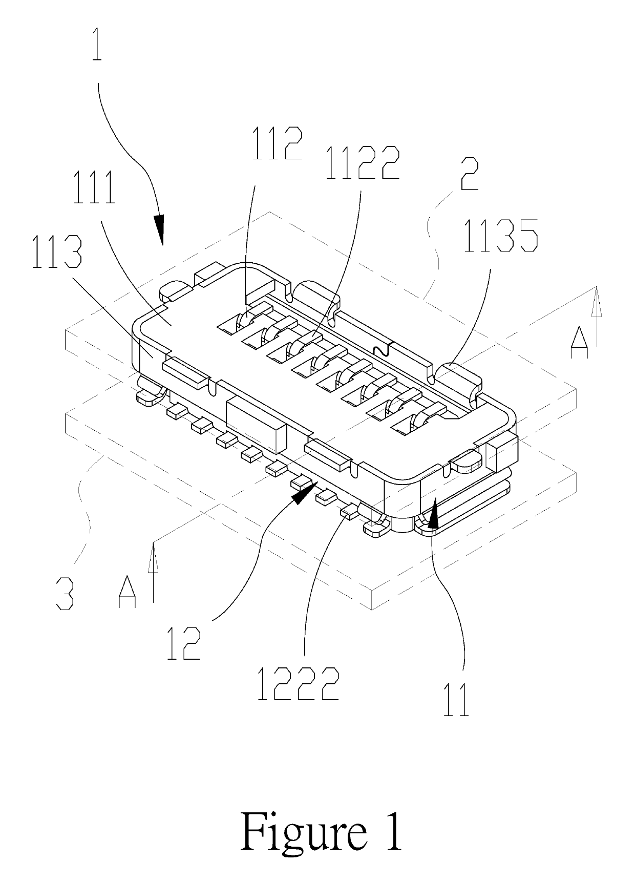 Board to board connector assembly