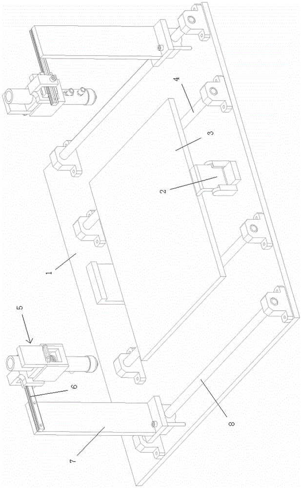 Water tank air tightness testing tooling