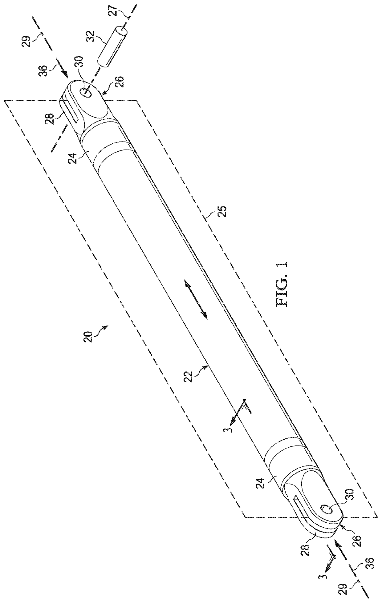 Tubular Composite Strut Having Internal Stiffening and Method for Making the Same