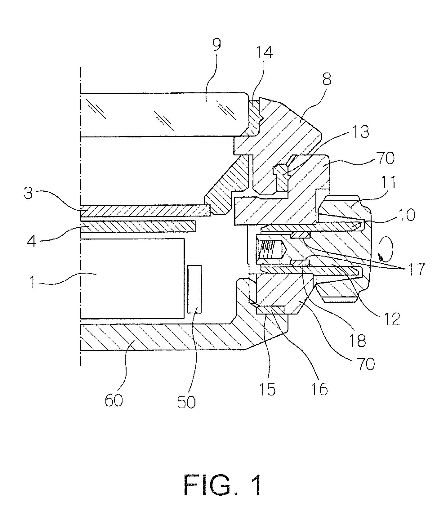 Device and a method of manufacturing a housing material