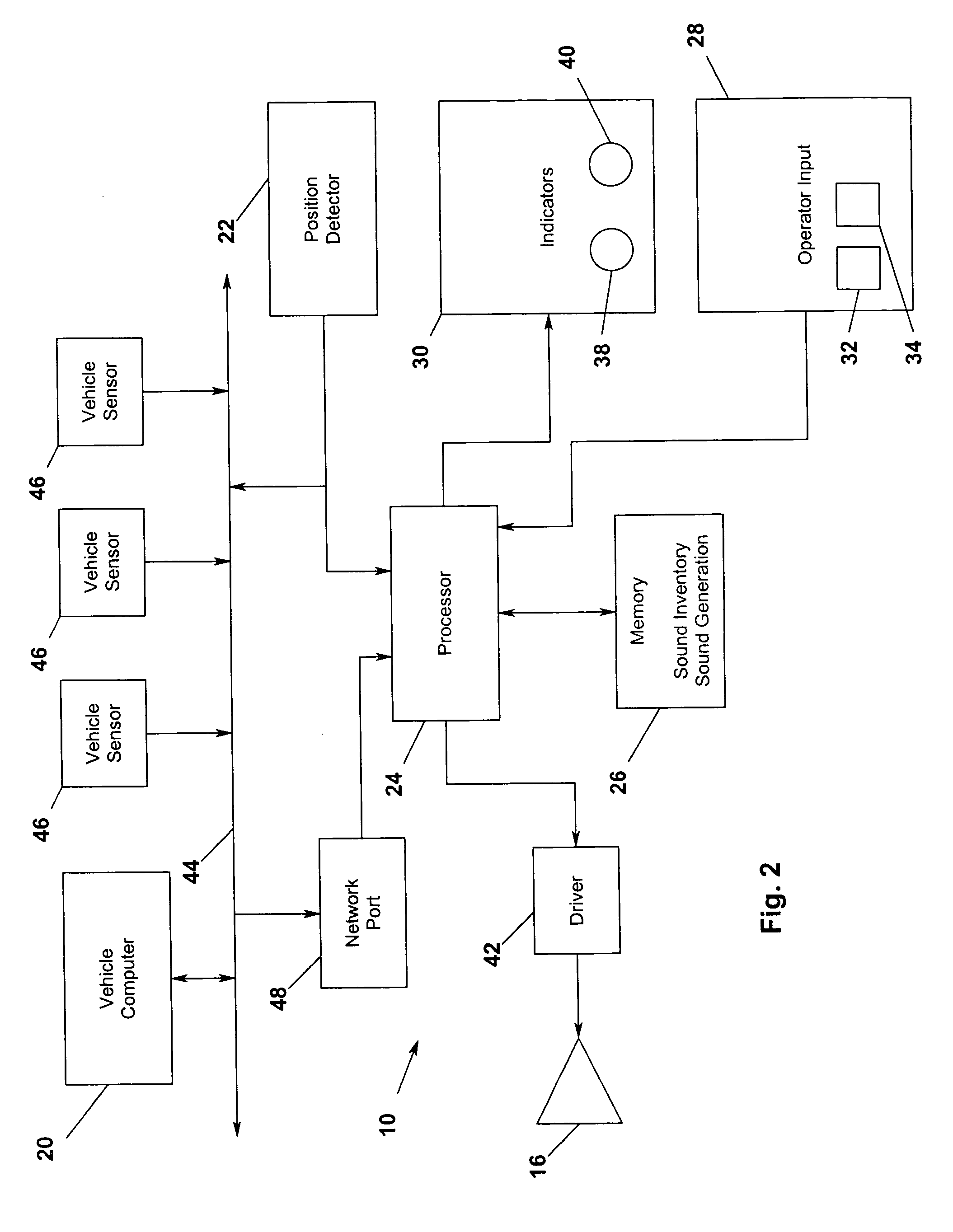 Vehicle mounted animal alerting device