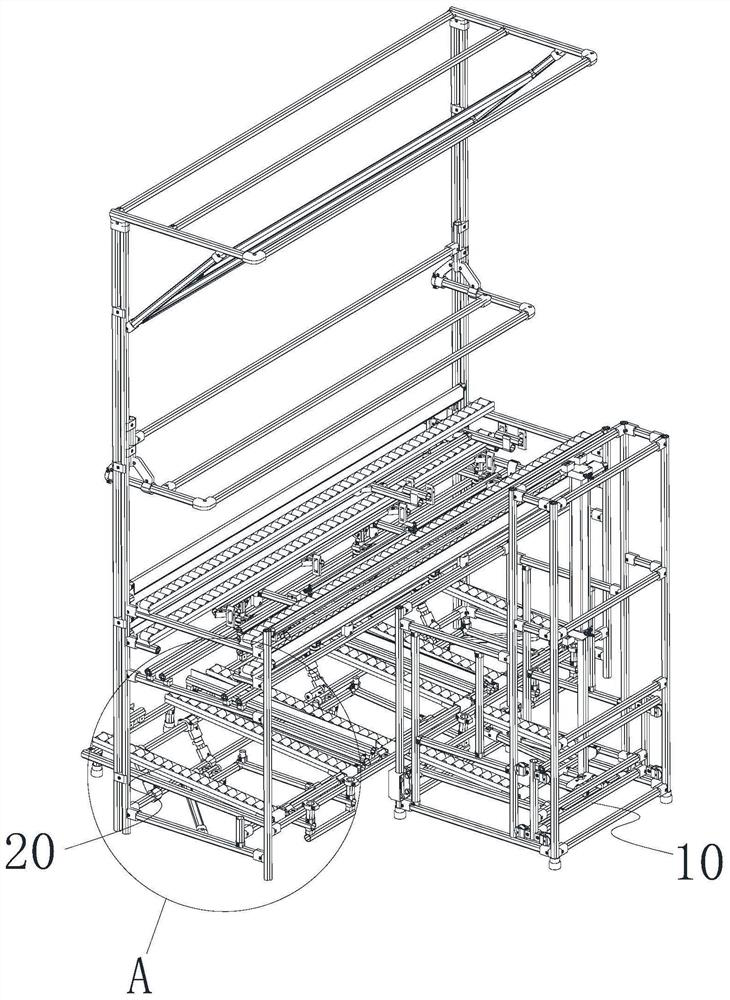 Feeding device and production line