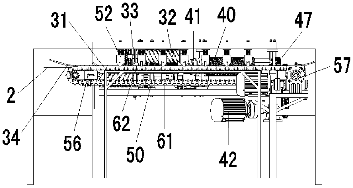 Wormwood defoliating machine