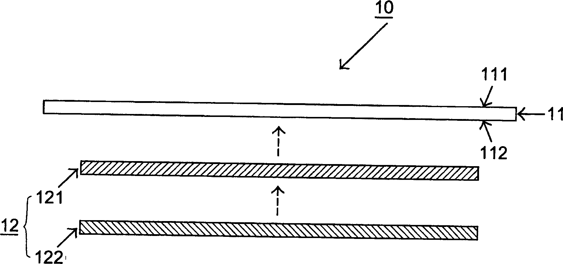 Transfor platform capable of forming picture and text symbols and its producing method