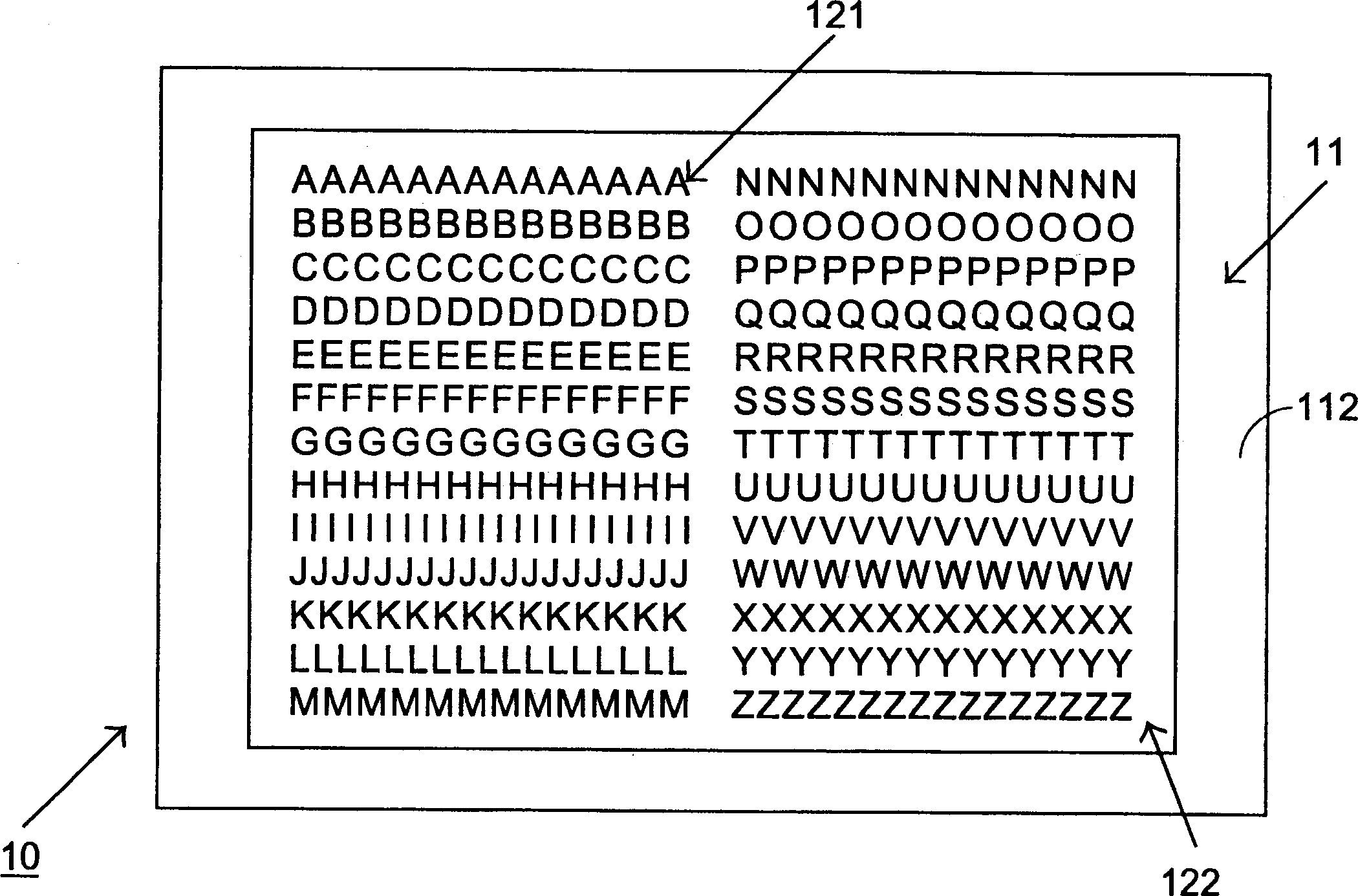 Transfor platform capable of forming picture and text symbols and its producing method