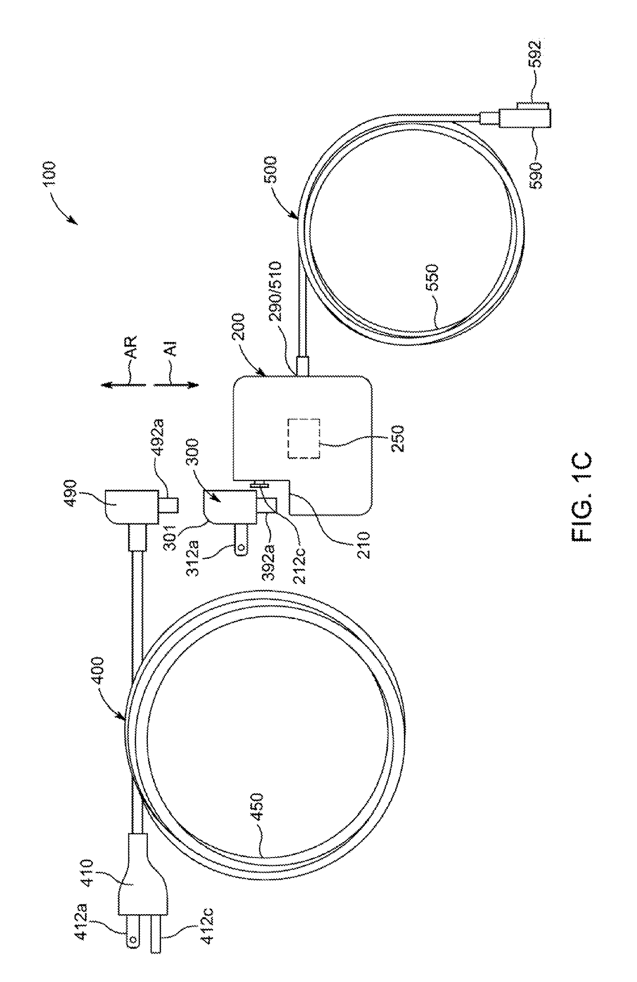 Power supply connector assemblies