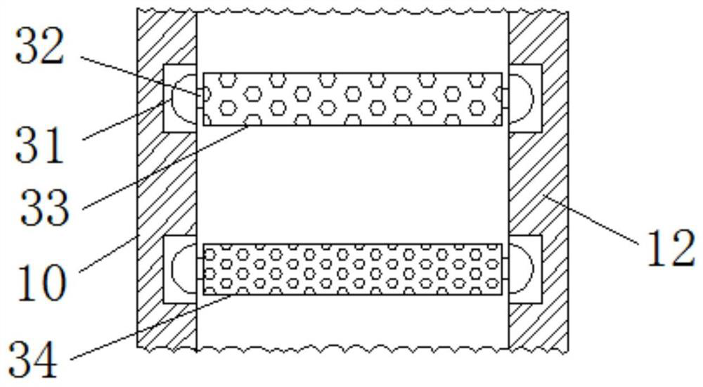 A tail gas absorption device for the production of chemical benzyl alcohol for environmental protection