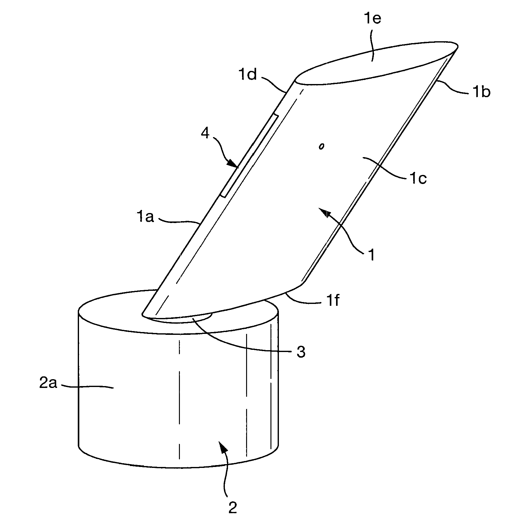 Moving-vane angle of attack probe