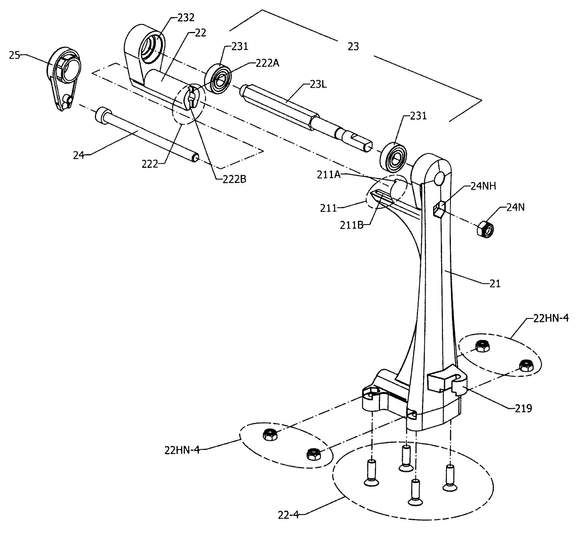 Modular single-tower drum pedal system