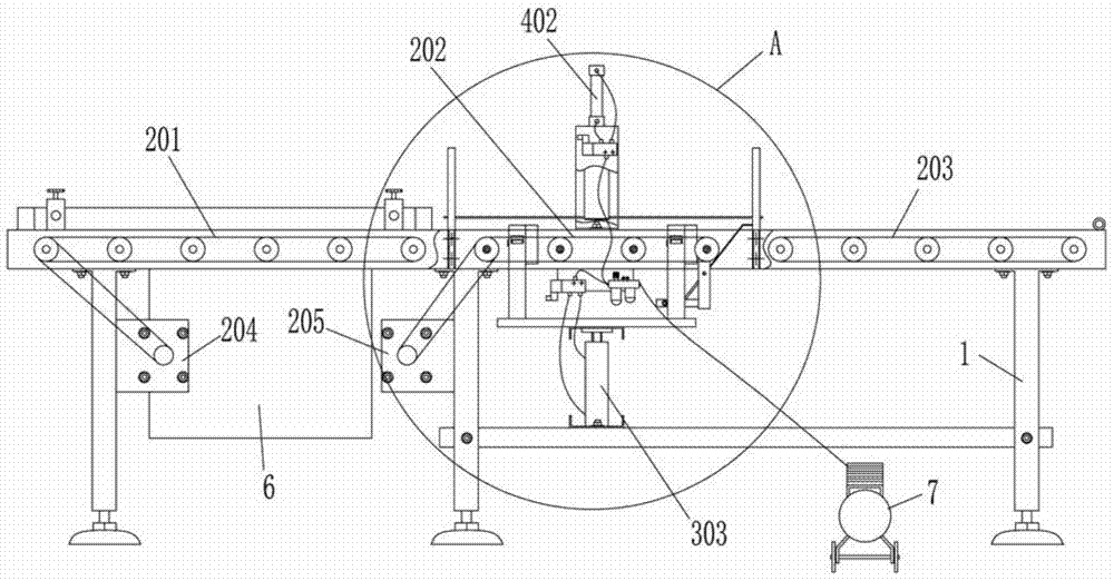 Automatic rice seedling plate overlapping device