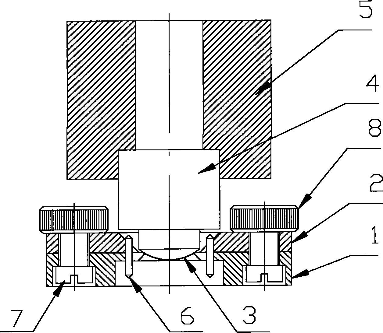 Orthopedic clamp for microwave tube grid and orthopedic method thereof