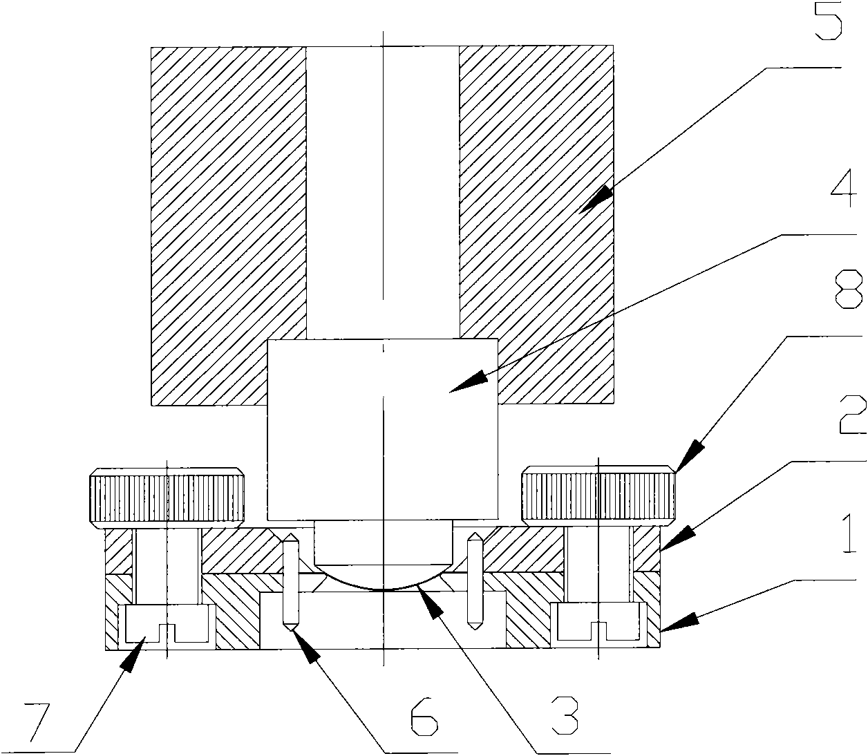 Orthopedic clamp for microwave tube grid and orthopedic method thereof