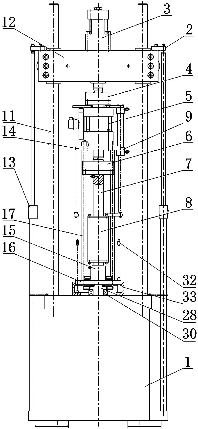 Method and device for testing rock drillability of deep well drilling and extra-deep well drilling