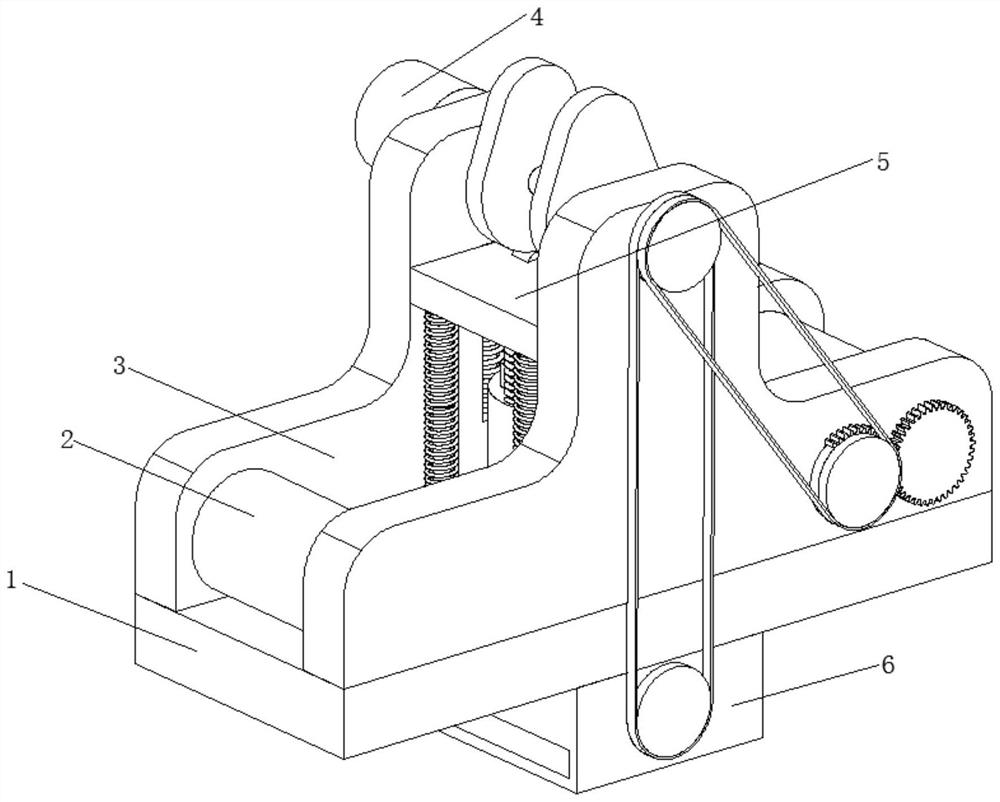 Blanking device of reinforced backflow hollow-square-shaped HY fiber felt in flat heat pipe