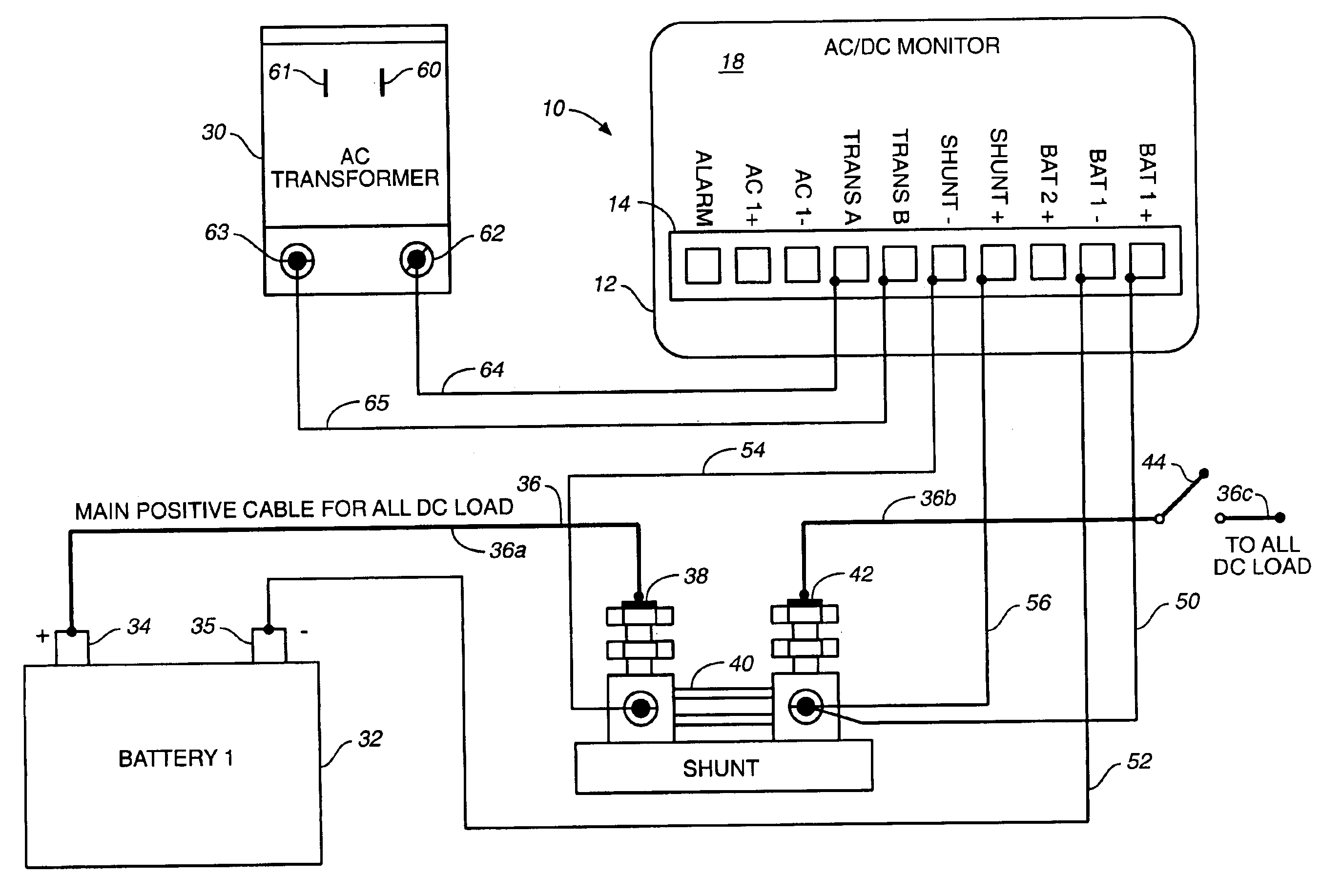 AC/DC monitor system