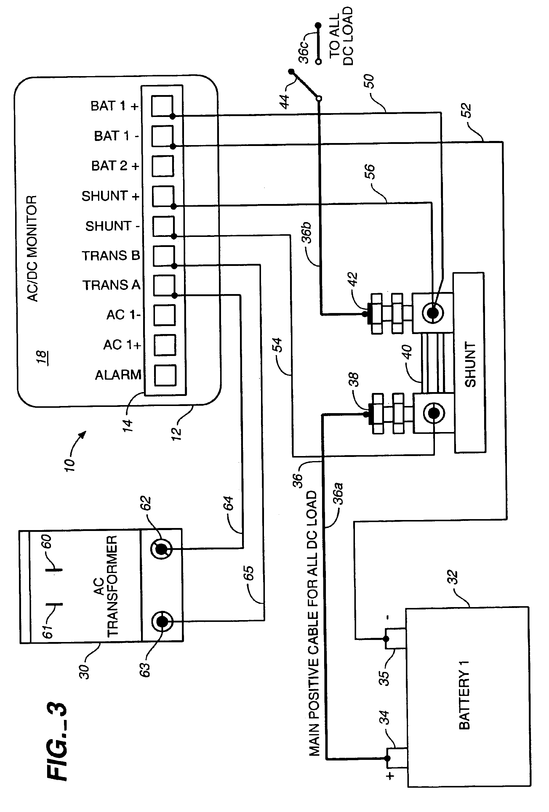 AC/DC monitor system