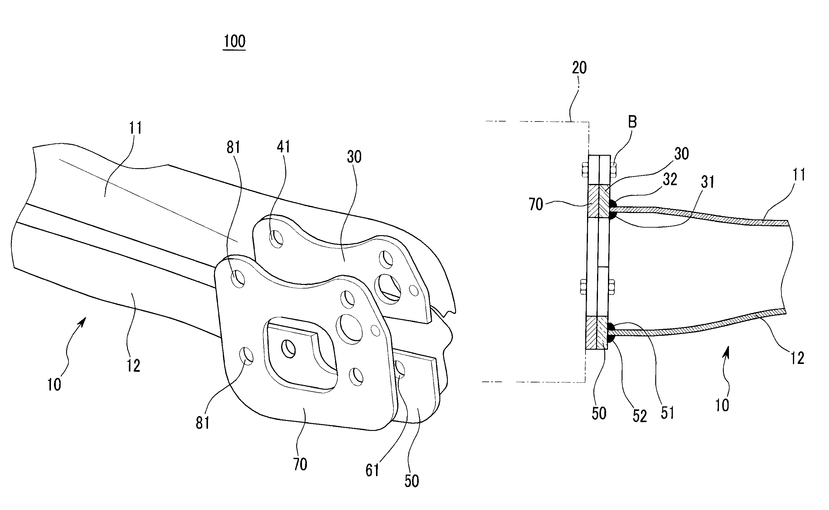 Spindle bracket of torsion beam axle suspension