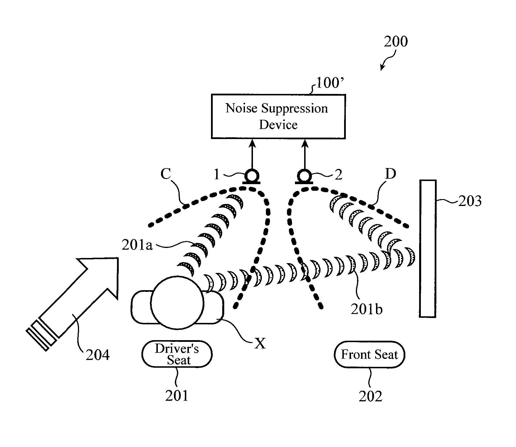 Noise suppression device