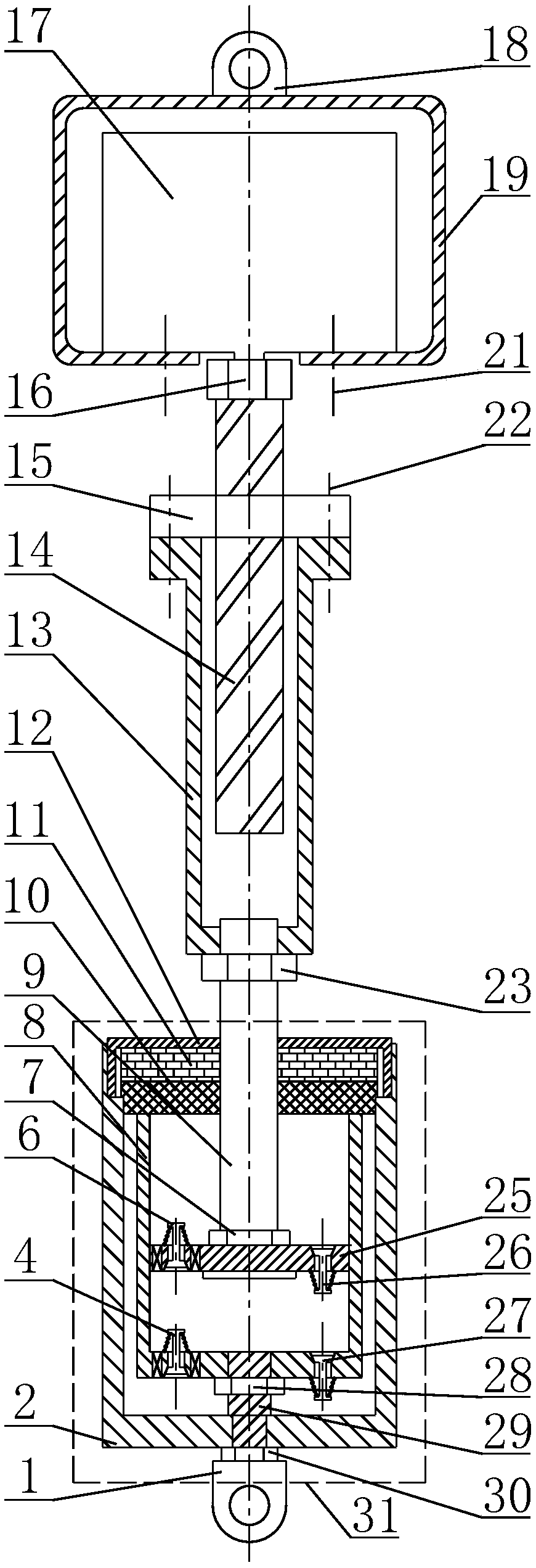 Series-connection-type energy reclaiming hybrid active suspension actuator and control method thereof