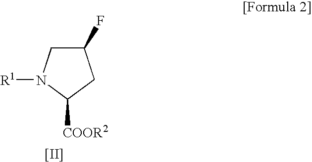 Process for production of cis-4-fluoro-l-proline derivatives