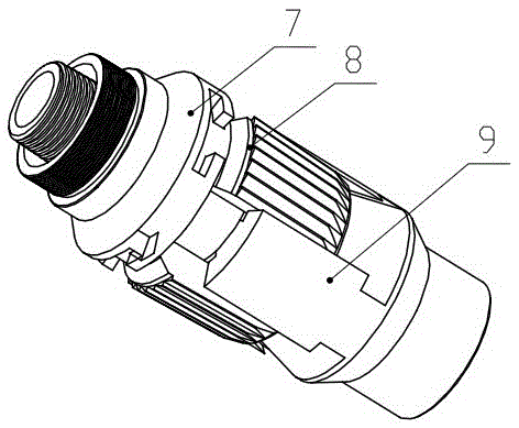 A slip type tool face stabilizer