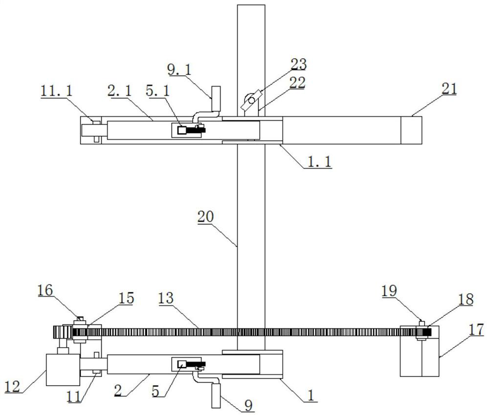 Turnover type pipe welding device and using method thereof