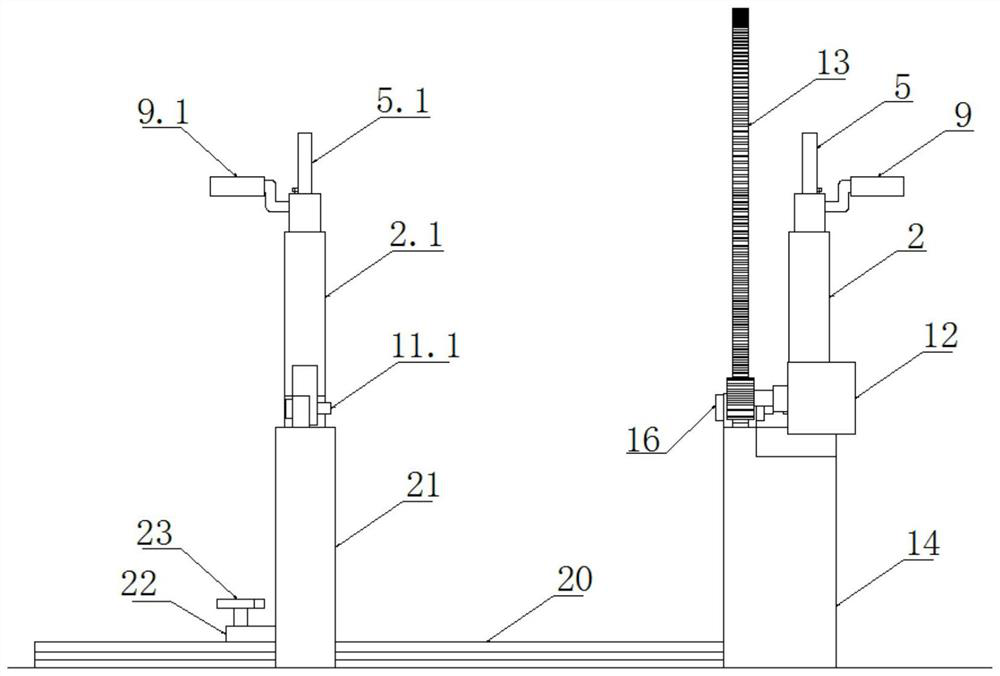 Turnover type pipe welding device and using method thereof