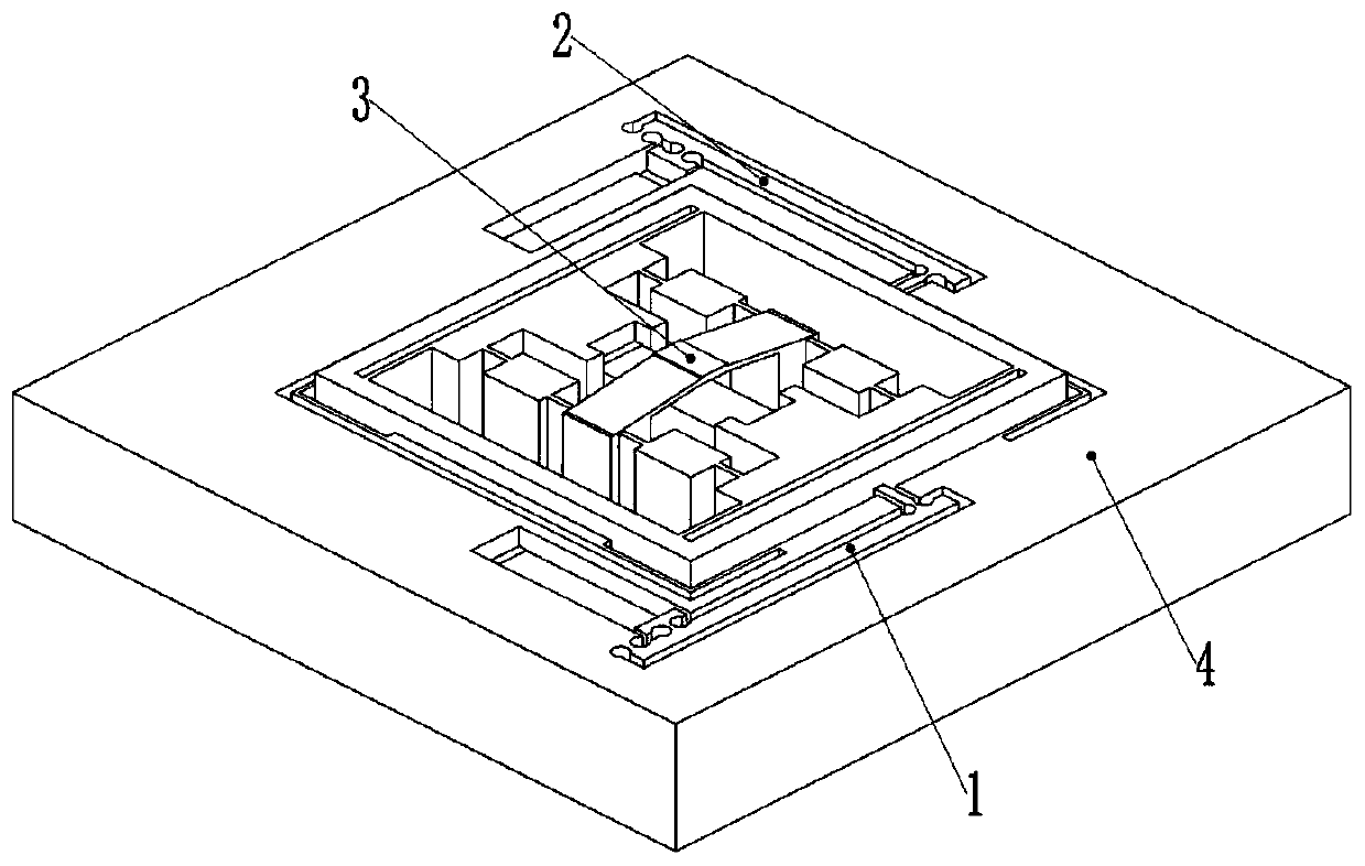 A three-dimensional precision piezoelectric sensing device