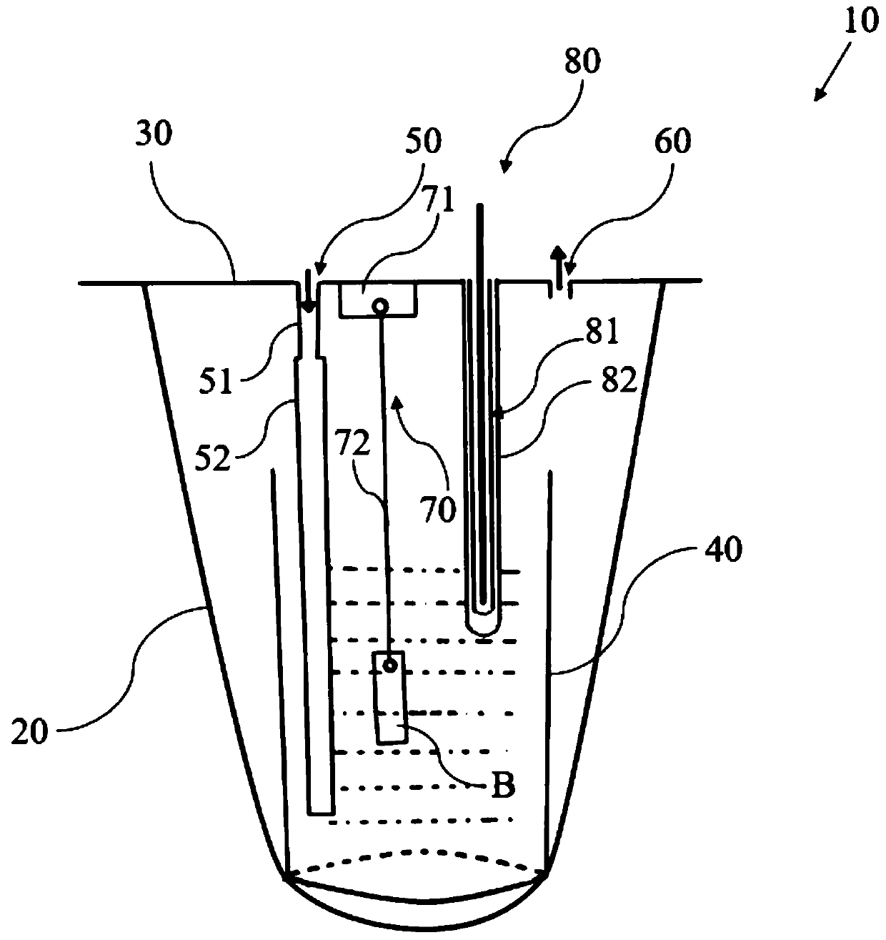 Experimental device and method for simulating the corrosion of hollow copper conductors of generators in inner cooling water