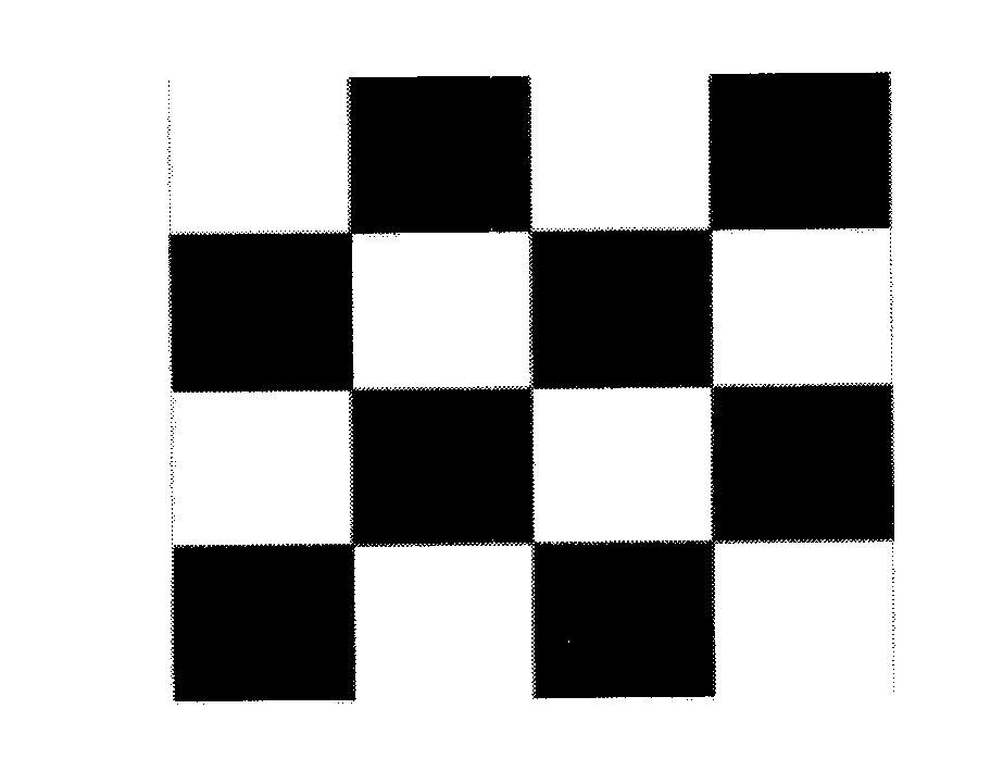 Camera self-calibration method based on three orthogonal direction end points