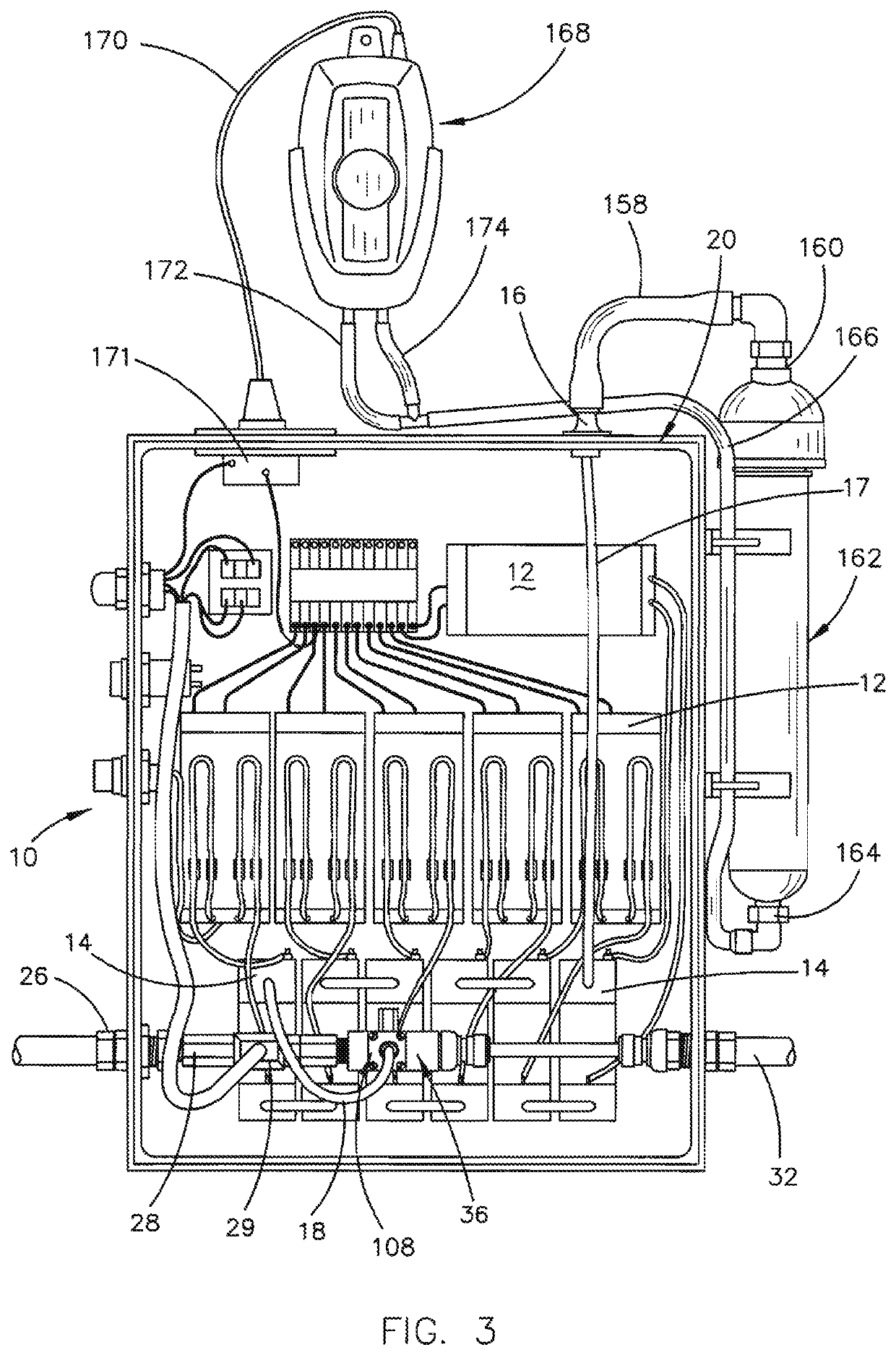 System for creating an oxidation reduction potential (ORP) in water for pathogenic cleansing and/or degreasing of hard surfaces and equipment