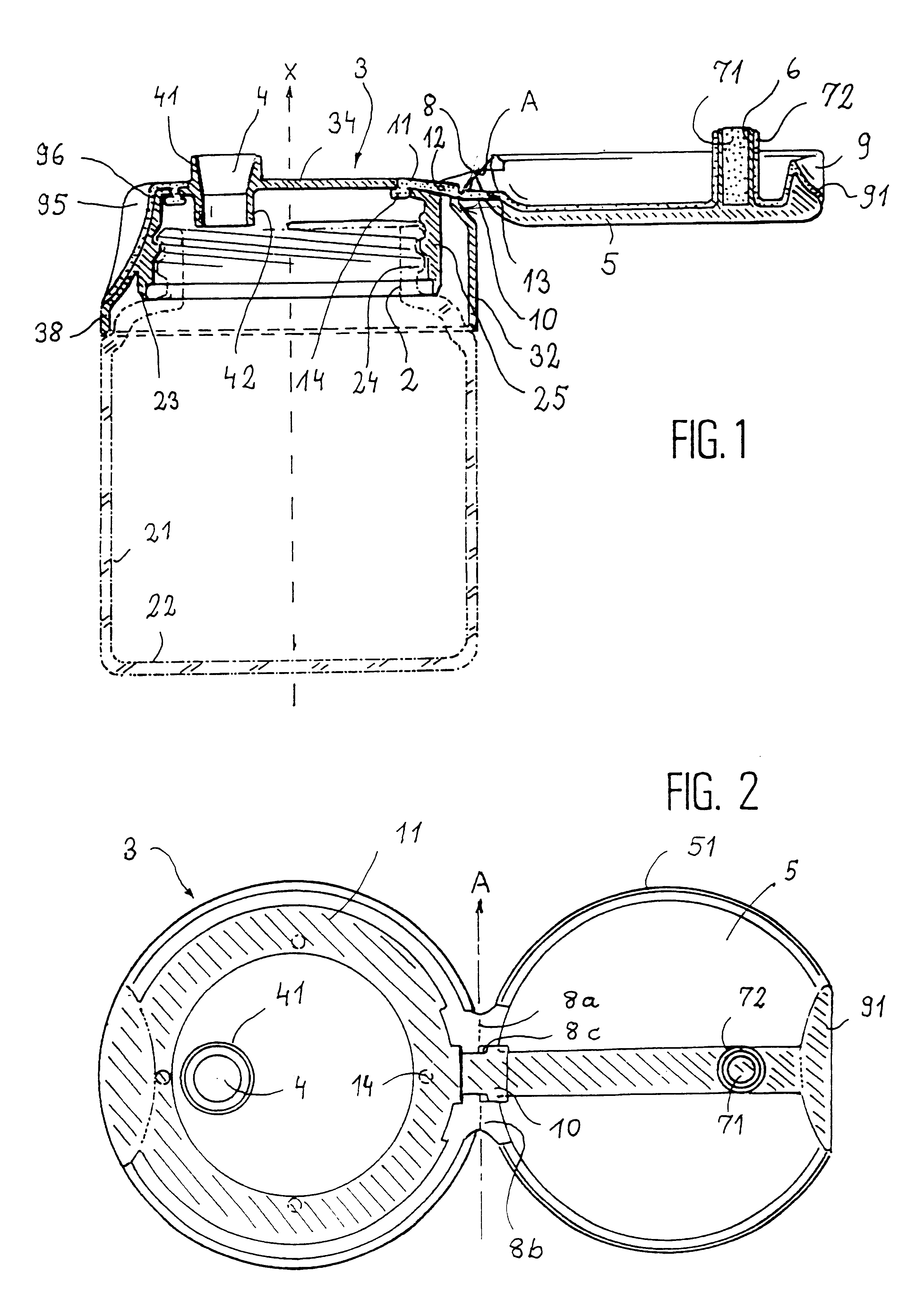 Dispensing cap with gripping means