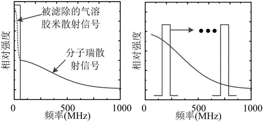 Rayleigh Doppler anemometry laser radar based on wide spectrum gated coherent detection