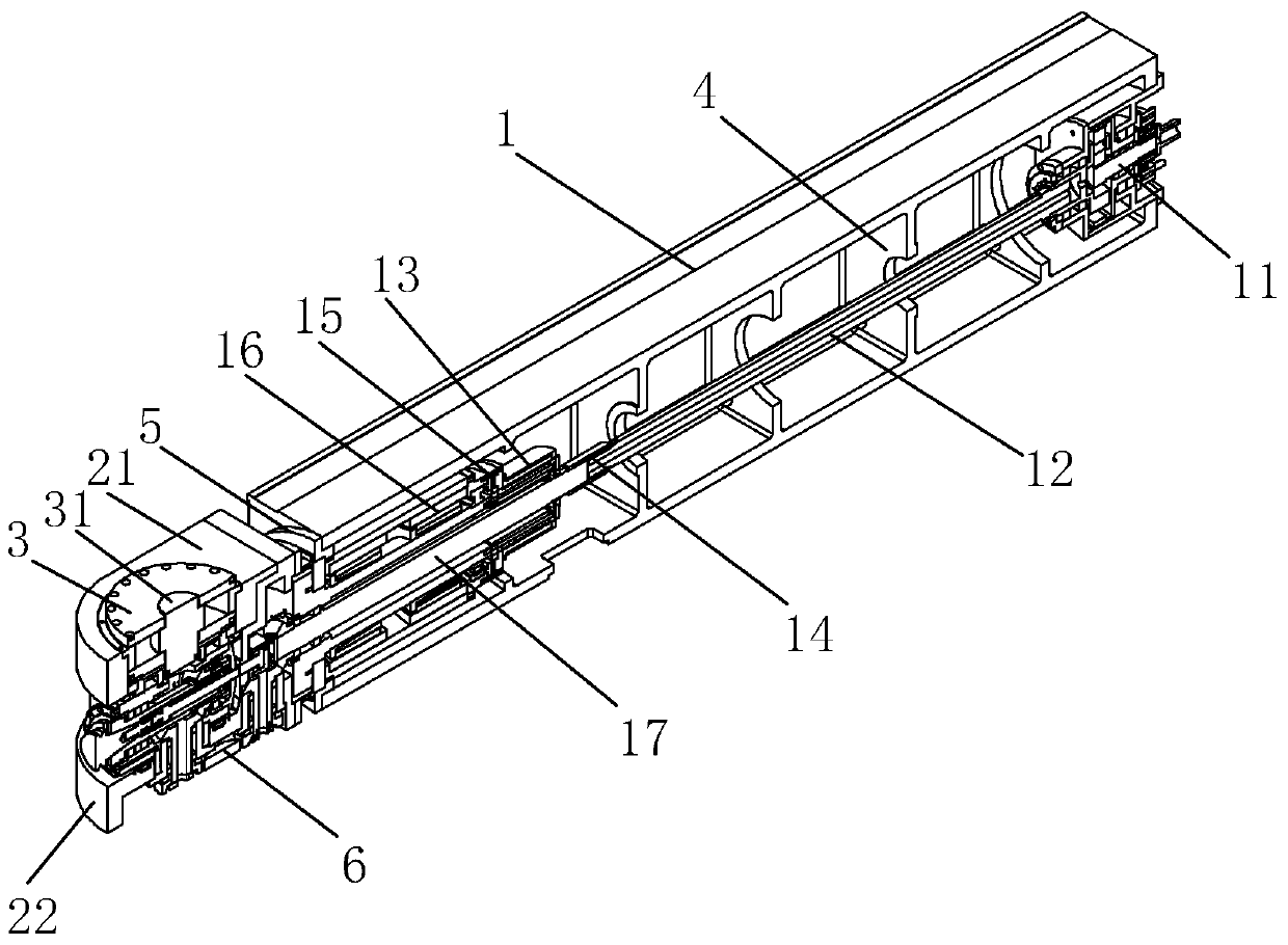 Integral ram five-axis assembly