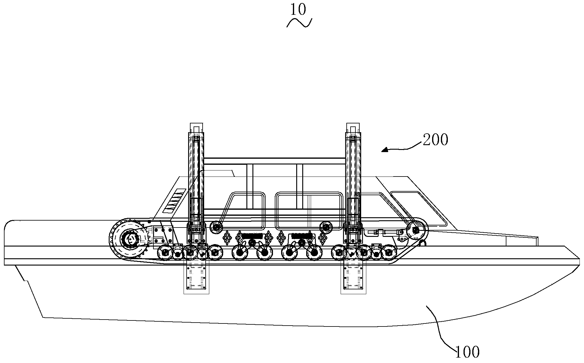 Amphibious ship