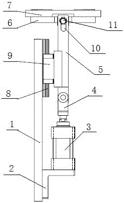 A floating friction holding mechanism for the flange of the main reducer assembly