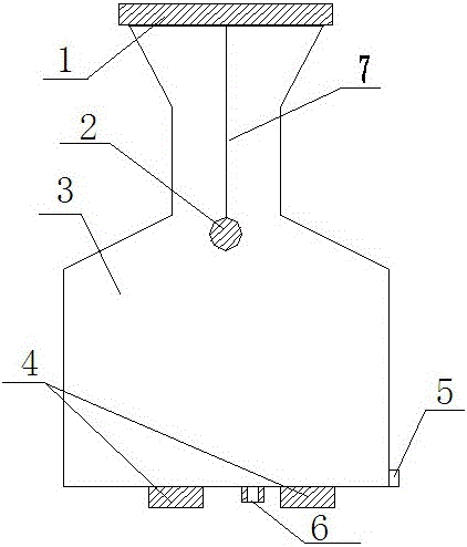 Calibrating device for fuel oil re-fuelling device and use method thereof